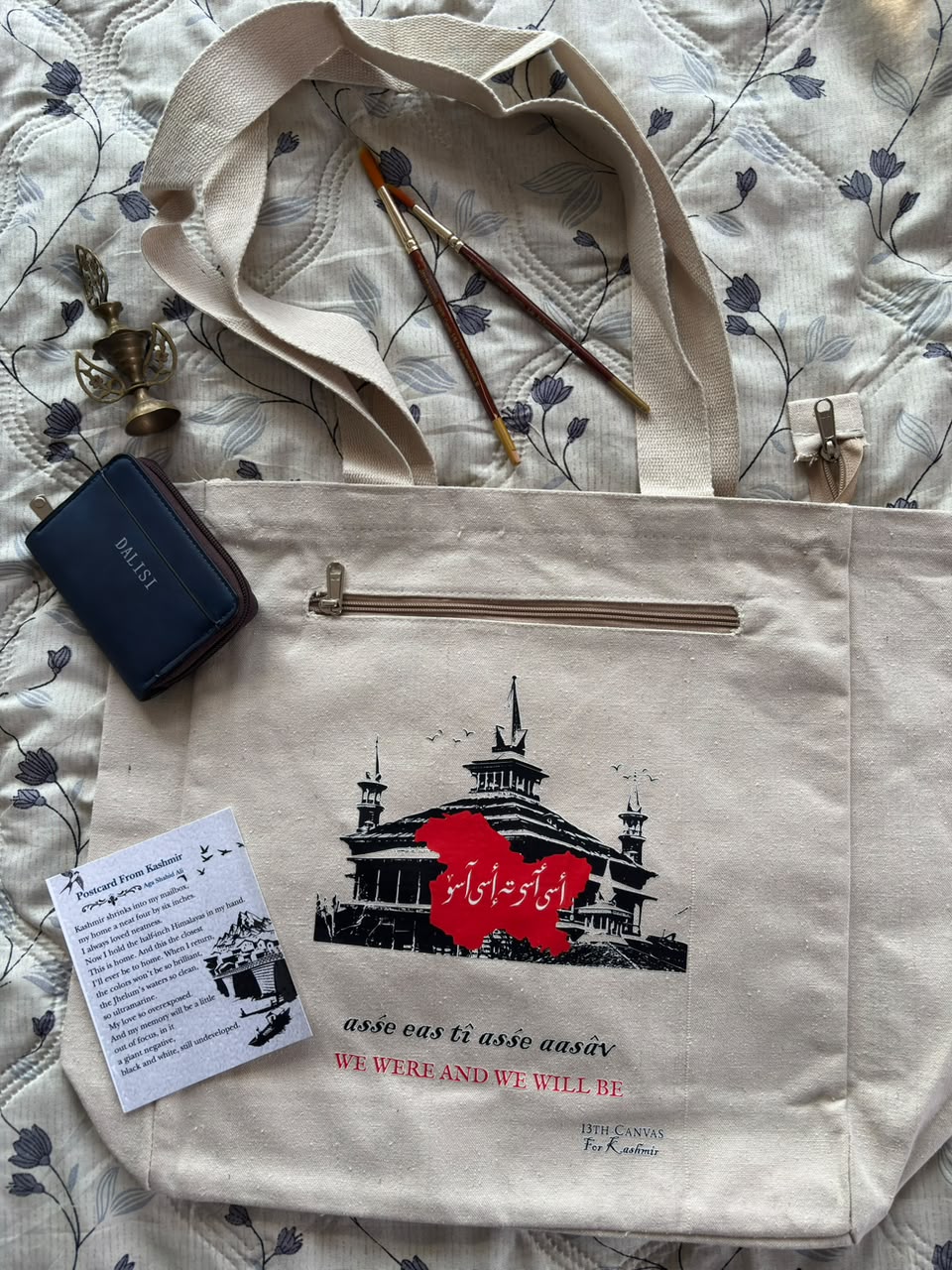 Khanqah Heritage Tote Bag - "We Were and We Will Be"