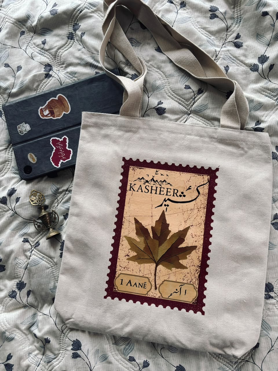 Kashmir Memory Duo- Renaissance & Postage Stamp Totes