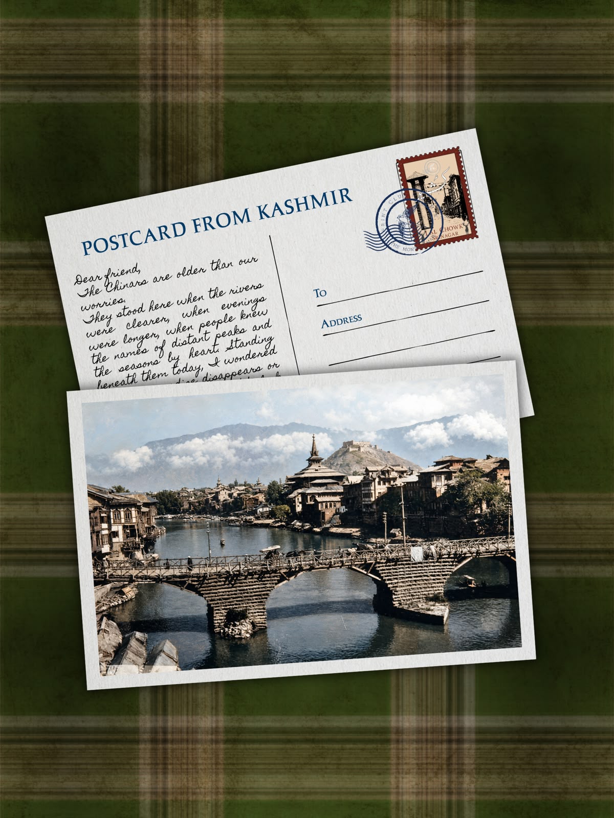 Postcard From Kashmir - Jehlum circa 1900-1906